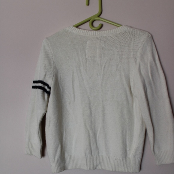 Collegiate Letterman Retro Style Cheerleader Knit Cardigan from Hollister - Picture 3 of 4